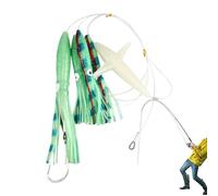 LUME LURIE - Bagno al mare profondo, Nuotatore Oceanico Realistico | Glow in Dark Saltwater Pangling Design, Life Like Artificial Jigging Lere per Trota Di Pesce Castigo Dorato.