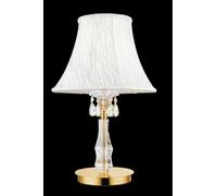 LUME MONET ORO 1 LUCE ATTACCO E27 35X49CM IN VETRO E CRISTALLO K9