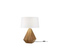 LUME MUNARI FORMA GEOMETRICA IN LEGNO 1 LUCE ATTACCO E27 H.63CM