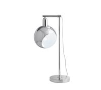LUME NARCISO IN METALLO CROMO 1 LUCE ATTACCO E27 32X20X58CM DIFFUSORE ORIENTABILE