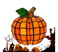 Lume Notturno Zucche - Luci Decorative per Zucca - Figura Illuminata A Batteria Per Interni Ed Esterni Decorazioni Autunnali Tavolo Casa Ringraziamento