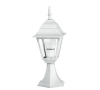 LUME-PALETTO ROMA BIANCO 1 LUCE ATTACCO E27 IP44 14,6X14,6X39CM