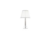 LUME PICCOLO DIDO 1 LUCE CRISTALLO E CROMO ATTACCO E14 D.25CM