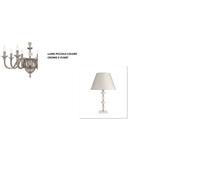 LUME PICCOLO GALA 1 LUCI ATTACCO E14 FUME' E CROMO H.28+19CM