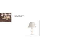 LUME PICCOLO GALA 1 LUCI ATTACCO E14 TORTORA E CROMO H.28+19CM