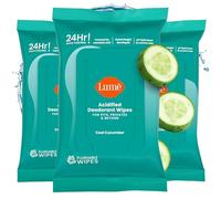 Lume - Salviette deodoranti acidificate: controllo degli odori 24 ore, senza alluminio e bicarbonato di sodio, cura della pelle - 45