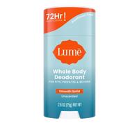 Lume Solid deodorante Stick - Whole Body Deodorant - Senza alluminio, Baking Soda-free, ipoallergenico, sicuro per pelli sensitive - 2.6 Ounce Solid Stick (Unscented)