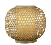 LUME ZEN LEGNO 1 LUCE ATTACCO E27 36X36X31CM IN BAMBU' E DIFFUSORE IN TERMOPLASTICA