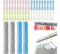 Lumeclat Set 54 Asciuga Calzini per Stendibiancheria, Mollette per Calzini con 50 Fibbie Silicone Antivento, Appendino Plastico Antivento,Clip in Plastica per Intimo,Calzini,guanti e Piccoli Indumenti