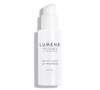 Lumene Invisibile Illumination Instant Glow SPF 30 UV Primer 30 ml, Fluido Viso Radiance Enhsting con Willowherb nordico, estratti di alghe e vitamina E