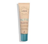 Lumene Matt Control - Fondotinta senza olio per pelli grasse e miste, copertura completa, con Arctic Cloudberry, 30 ml (4 beige caldo)