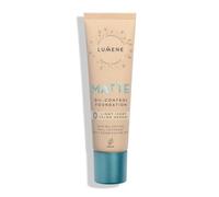 Lumene Matt Control - Fondotinta senza olio per pelli grasse e miste, copertura completa, con Arctic Cloudberry, 30 ml (0 Light Ivory SPF20)