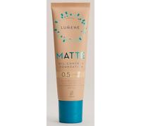 Lumene Matt Control - Fondotinta senza olio per pelli grasse e miste, copertura completa, con Arctic Cloudberry, 30 ml (0,5 Light SPF20)