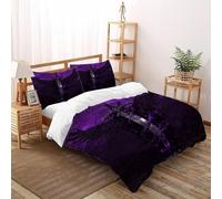 LumeNest Spada ali Set Di Biancheria Da Letto 3 Pezzi Con Stampa 3D Gothic Themes Incluso Copripiumino Con 2 Federe in Microfibra Morbida E Leggera Double（200x200cm）