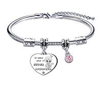 Lumengqi Infermiera Bracciale Infermiera Regalo Giornata Internazionale Infermiere Migliore Infermiera del Mondo IO SONO UNA SUPER INFERMIERA Regalo di Natale (2)