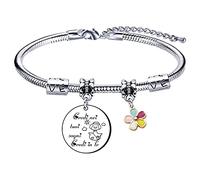 Lumengqi Regali di Ispirazione Laurea, Bracciale per amica, Braccialetto Amicizia Sorella Donna Compleanno, ''credi nei tuoi sogni credi in te'' (2)