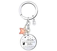 Lumengqi Regalo Amica,Regalo Migliore Amica,Natale Regalo Portachiavi Amicizia,Idee Regalo Amica,Regalo Sorella Amica Collega Donna Colleghe Natale Regalo,Regali Da Fare Alla Sorella (3)