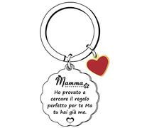 Lumengqi Regalo Mamma Portachiavi Festa Della Mamma Idee Regalo Regali Festa Della Mamma Originali Personalizzato Regalo Mamma Compleanno Natale Anniversario Regalo Festa Della Donna Grazie per Mamma