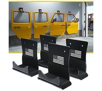 Lumenix Staffa per porta resistente, montaggio a parete, rimovibile, compatibile con Jeep Wrangler JK JKU JL JLU CJ YJ TJ LJ JT, motivo bandiera americana, confezione da 4
