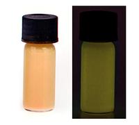 lumentics Pasta luminosa arancio-verde 2 g per lancette di orologi | Verde al buio e arancio alla luce, già pronta nel flacone di vetro richiudibile, senza additivi radioattivi