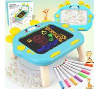 LumenVela Lavagna Led per Disegnare Bambini, Lavagna Luminosa per Disegnare con 8 Penne Colorate e 8 Modalità di Illuminazione, Lavagnetta Cancellabile Bambini per 3-8 Anni Ragazzi Ragazze