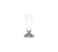 Lumetto a 1 luce bianco moderno nickel coll. GL1057