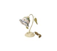 LUMETTO A 1 LUCE COLLEZIONE NADIA CERAMICA SICILIANA FIORI