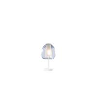LUMETTO BIANCO VETRO BETA BLU 1176BI-P BETA-BL