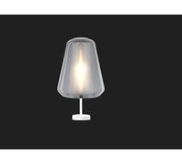 LUMETTO BIANCO VETRO GAMMA FUME 1176BI-P GAMMA-FU