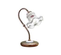 Lumetto Classico Chieti Metallo E Ceramica Nero Sfumato Rame 1 Luce E14