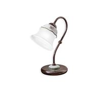 Lumetto Classico Ferrara Metallo E Ceramica Nero Sfumato Rame 1 Luce E14