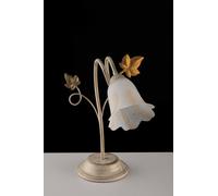 Lumetto classico in ferro battuto avorio-oro a 1 luce LGT Edera