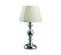 Lumetto classico in legno foglia argento 1 luce esse 460/bp