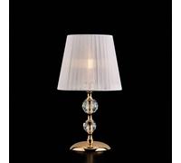 Lumetto Classico Ruben Metallo Oro E Cristallo 1 Luce E14 [EEK: A++]