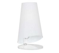 Lumetto con paralume Conico BOEMIA Ø18x32h cm 1x42 W max E 27 HGS Bianco bianco