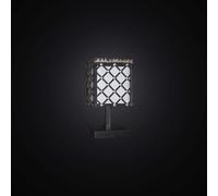 LUMETTO CONTEMPORANEO IN FERRO BATTUTO E TESSUTO A 1 LUCE BGA 2552/LP