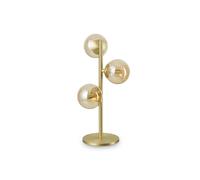 IDEAL LUX - Lumetto Contemporaneo Perlage Metallo Ottone 3 Luci G9 15w 3000k Ip20 - SPEDIZIONE GRATUITA