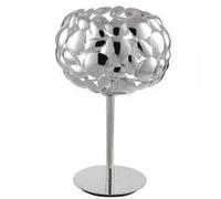 LUMETTO DIONISO CROMO 1 LUCE ATTACCO E27 22X22X34,5CM IN METALLO