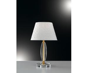 LUMETTO EPOQUE ORO 1 LUCE ATTACCO E27 20X43CM VETRO TRASPARENTE