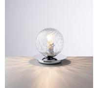 Lumetto in Ferro Cromo Lucido 1 Luce, H17 - Ø16 cm, Colore Cromo Lucido, Linea Armonia
