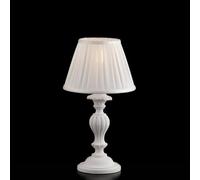 Lumetto In Legno Classico Provenzale Bianco Shabby Chic 1 Luce Leonardo