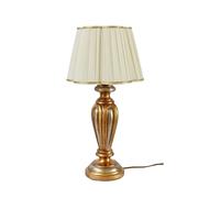 LUMETTO IN LEGNO FOGLIA ORO 1 LUCE COLL DBS 500/BP