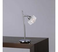 Lumetto moderno con vetro a cubo 1 luce tpl 0784