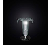 Lumetto moderno design in vetrofusione bianco 1 luce BGA 2322-lp5r