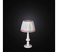 LUMETTO MODERNO IN LEGNO SHABBY CHIC BIANCO 1 LUCE BGA 2735-LP
