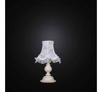 LUMETTO MODERNO IN LEGNO SHABBY CHIC BIANCO 1 LUCE BGA 2742-LP