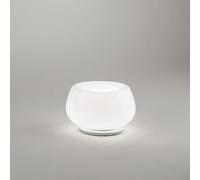 Lumetto Moderno Kave Metallo Vetro Bianco Led 12W 3000K Dimmerabile Ip20