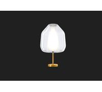 LUMETTO OTTONE SAT. VETRO BETA TRASPARENTE 1176OS-P BETA-TR