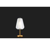 LUMETTO OTTONE SAT. VETRO GAMMA TRASPARENTE 1176OS-P GAMMA-TR