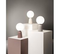 LUMETTO ROCK ROSSO CON VETRO BIANCO 1 LUCE ATTACCO E14 D.15CM